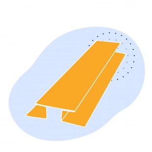 Н-образный профиль стальной 200х260х7.6 мм 17Г1С ТУ 14-2-24-72