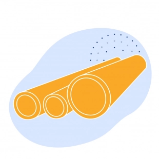 Труба нержавеющая электросварная 426х21 мм 12Х18Н10Т ГОСТ 10704-91