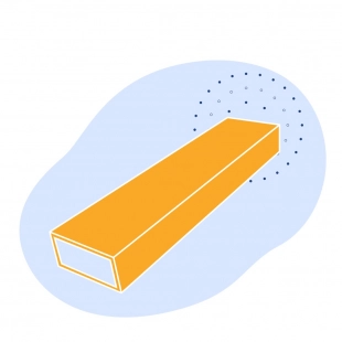 Оцинкованная прямоугольная труба 50х25х1.5 мм ст10 ГОСТ 8645-68