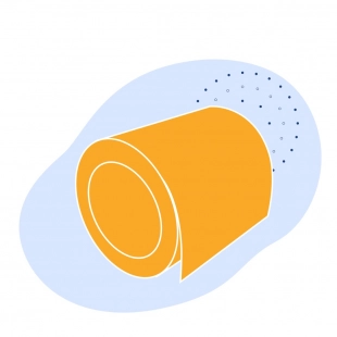 Рулон с полимерным покрытием 0.34 мм ПЭ ГОСТ 34180-2017