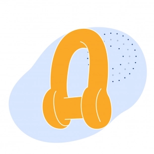 Скоба концевая с цилиндрическим штифтом ГОСТ 228-79 117 мм