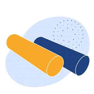 Текстолит стержневой 50x550 мм ГОСТ 5385-74